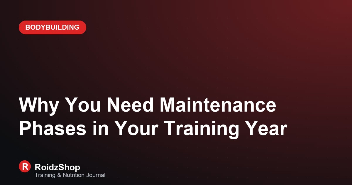 Why You Need Maintenance Phases in Your Training Year